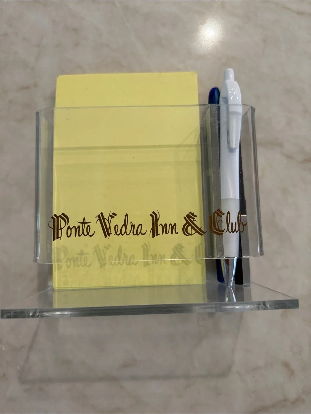 Ponte Vedra Inn and Club Memo Pad and Pen Holder
